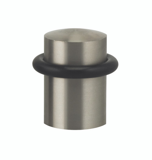 Omnia 7001.26D: 1-3/16" Cylinder Floor Mount Door Stop - Satin Chrome