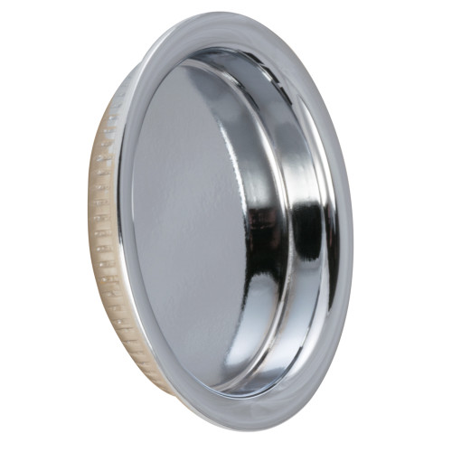 Omnia 7503/52.26: 2-3/16" Round Recessed Door Pull - Polished Chrome