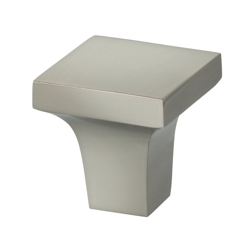 Omnia 9004/25.4: 1" Ultima Square Cabinet Knob - Satin Brass