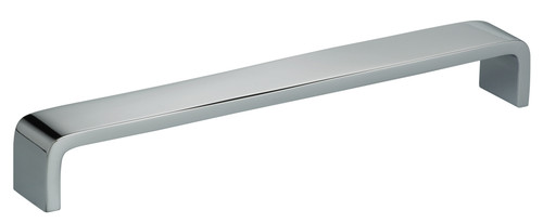 Omnia 9006/197.26: 5-3/4" cc Ultima I Flat Bar Cabinet Pull - Polished Chrome