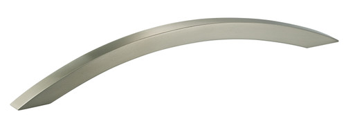 Omnia 9007/220.15: 8-5/8" cc Ultima I Bow Cabinet Pull - Satin Nickel