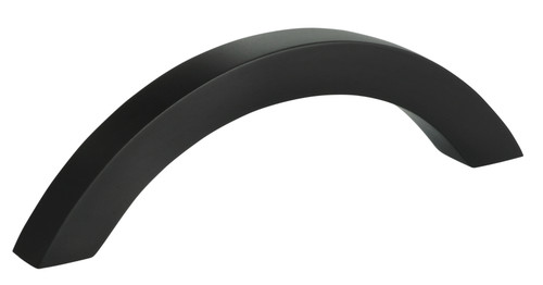 Omnia 9007/86.10B: 3-3/8" cc Ultima I Bow Cabinet Pull - Oil Rubbed Black
