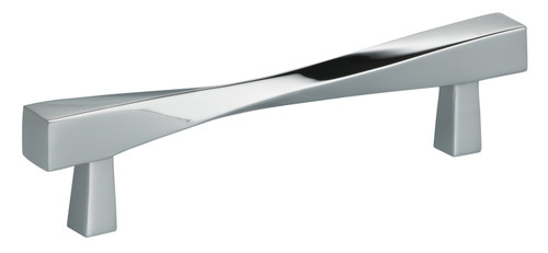 Omnia 9009/118.26: 4-5/8" cc Ultima I Bar Cabinet Pull - Polished Chrome