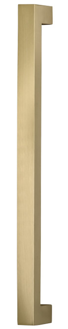 Omnia 9025/457.4: 18" cc Ultima II Square Bar Cabinet Pull - Satin Brass