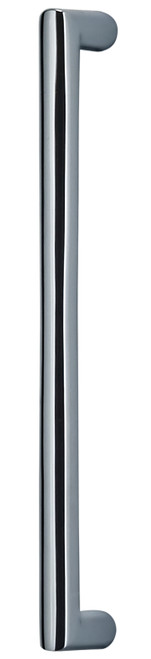 Omnia 9027/254.26: 10" cc Ultima II Round Bar Cabinet Pull - Polished Chrome