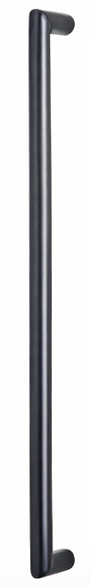 Omnia 9027P/457.10B: 18" cc Ultima II Round Bar Appliance Pull - Oil Rubbed Black