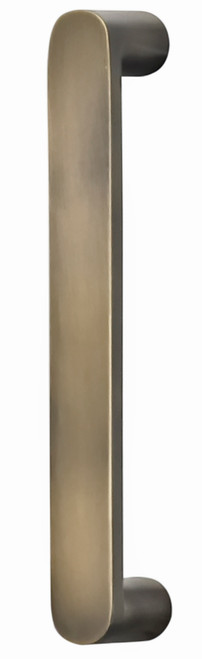 Omnia 9028/254.5: 10" cc Ultima II Flat Bar Cabinet Pull - Antique Brass