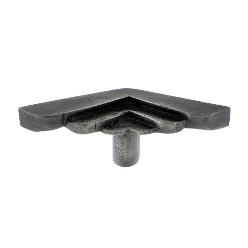 Hawk Hill 135SP: 3" Heart Cabinet Knob - Satin Pewter Hawk Hill 135SP: 3" Heart Cabinet Knob - Satin Pewter