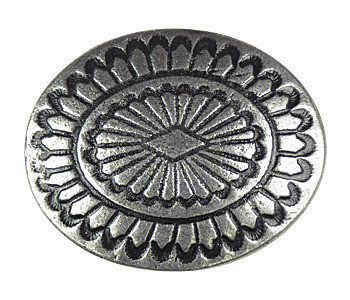 Hawk Hill 313VG: 2" Concho Cabinet Knob - Verde