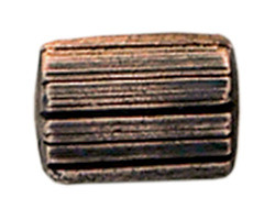 Hawk Hill 386BI: 1-1/2" Yucca Cabinet Knob - Black Iron