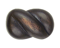Hawk Hill 393VP: 1-1/2" Braid Cabinet Knob - Vintage Pewter