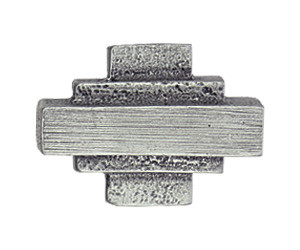 Hawk Hill 397SP: 1-1/4" Skyline Cabinet Knob - Satin Pewter