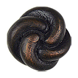 Hawk Hill 398CC: 1-1/4" Xlarge Twist Cabinet Knob - Charcoal