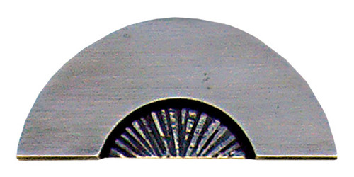 Hawk Hill 412BR: 5-1/2" cc Shield Cabinet Pull - Bronze