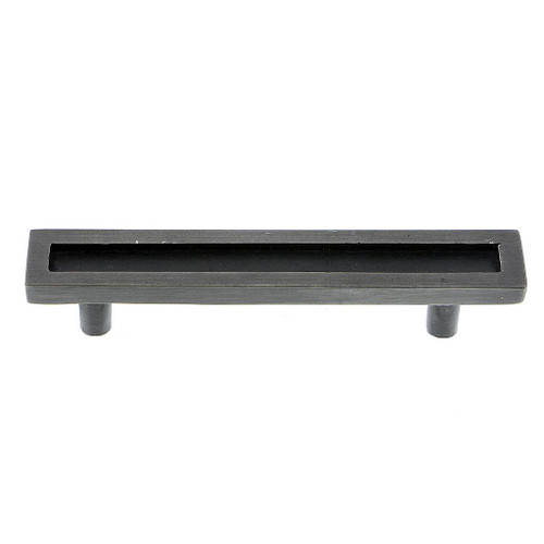Hawk Hill 423CC: 5-1/2" cc Border Cabinet Pull - Charcoal
