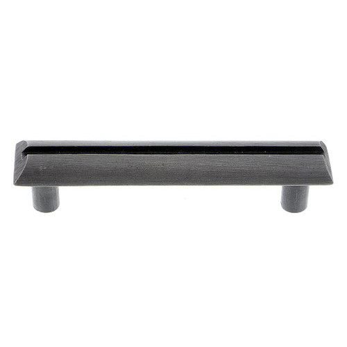 Hawk Hill 424VP: 5" cc Sleek Cabinet Pull - Vintage Pewter