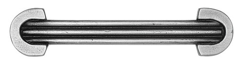 Hawk Hill 497AP: 5-1/4" cc Ribs Cabinet Pull - Polished Pewter