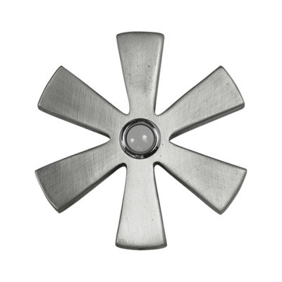 Hawk Hill BP21SP:  Star Door Bell - Satin Pewter