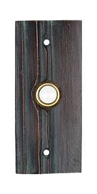 Hawk Hill BP56SP:  Cedar Door Bell - Satin Pewter