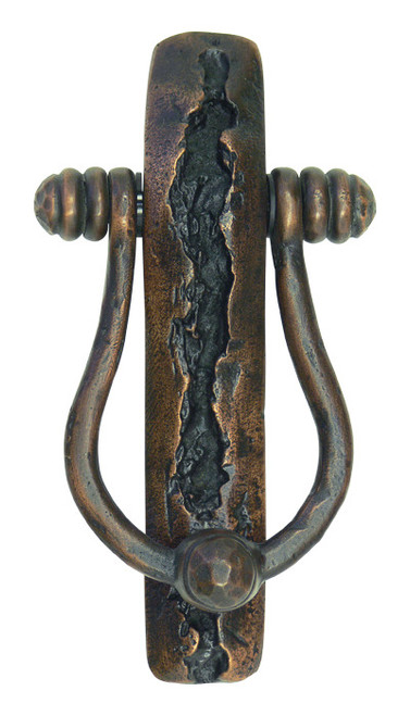 Hawk Hill DK1SP:  Glacier Door Knocker - Satin Pewter