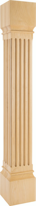 Hardware Resources P27-6-42-ALD: Fluted Post - Alder