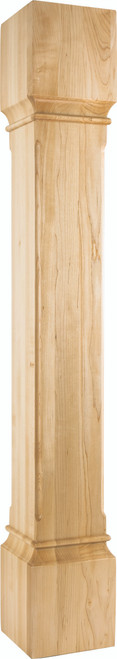 Hardware Resources P38-6-42-ALD: Fluted Edge Post - Alder