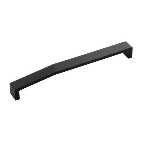 Belwith B077158-MB: 224mm cc Veer Cabinet Pull - Matte Black