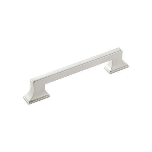 Belwith B077462-SN: 128mm cc Brownstone Cabinet Pull - Satin Nickel