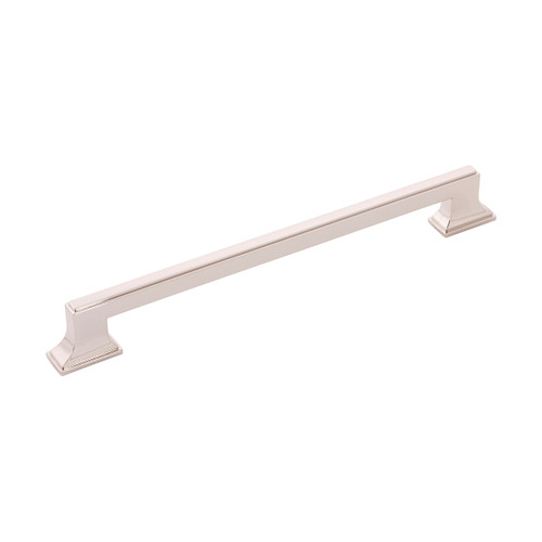 Belwith B077464-14: 224mm cc Brownstone Cabinet Pull - Polished Nickel