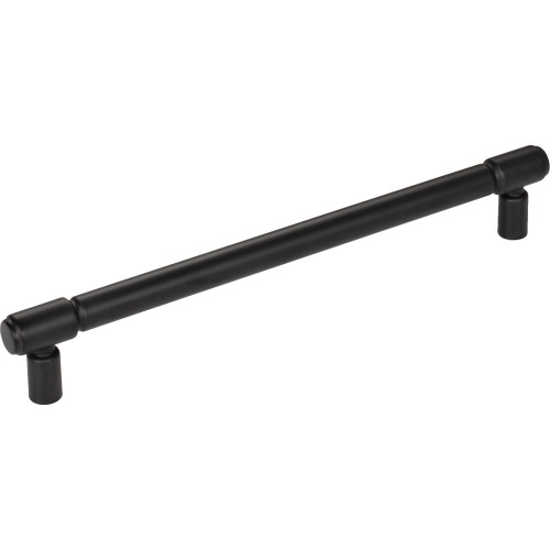 Top Knobs TK3115BLK: 7-9/16" cc Regent's Park Clarence Cabinet Pull - Flat Black