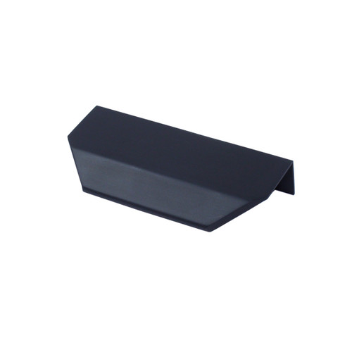 Century40281-MB: 2-1/2" cc Soft Glam Edge Cabinet Pull - Matte Black