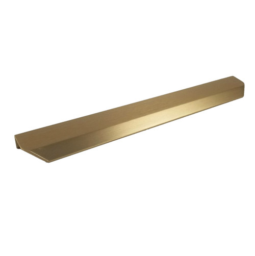Century40289D-DSB: 256mm cc Soft Glam Edge Cabinet Pull - Brushed Dark Brass