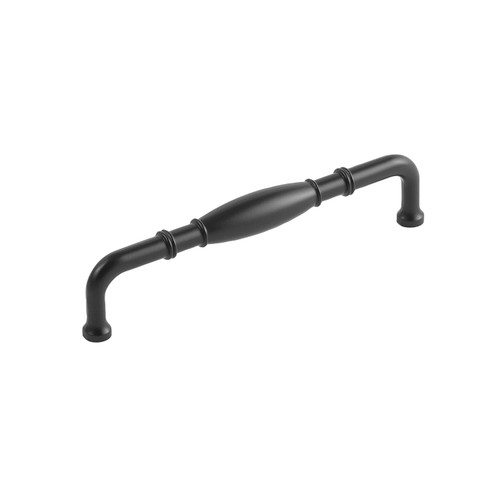 Hickory P3052-MB: 128mm cc Williamsburg Cabinet Pull - Matte Black