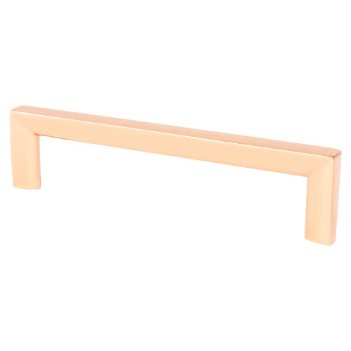 Berenson 4181-10PC: 128mm cc Metro Cabinet Pull - Polished Copper