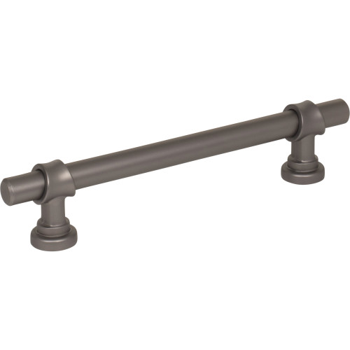 Top Knobs M2711: 5-1/16" cc Dakota Bit Cabinet Pull - Ash Gray