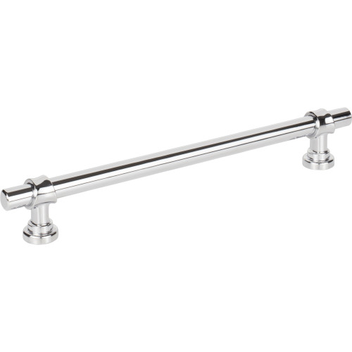 Top Knobs M2732: 7-9/16" cc Dakota Bit Cabinet Pull - Polished Chrome