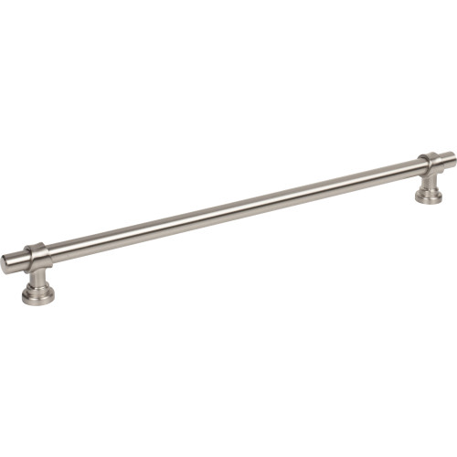 Top Knobs M2758: 12" cc Dakota Bit Cabinet Pull - Brushed Satin Nickel