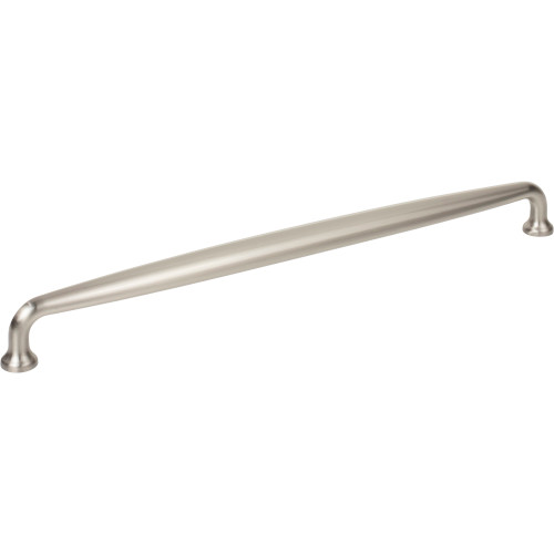 Top Knobs M2804: 12" cc Charlotte D-Handle Cabinet Pull - Brushed Satin Nickel