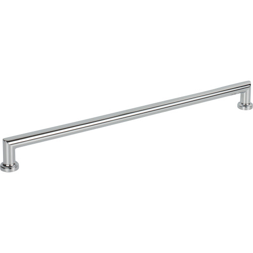 Top Knobs TK3156PC: 12" cc Morris D-Handle Cabinet Pull - Polished Chrome