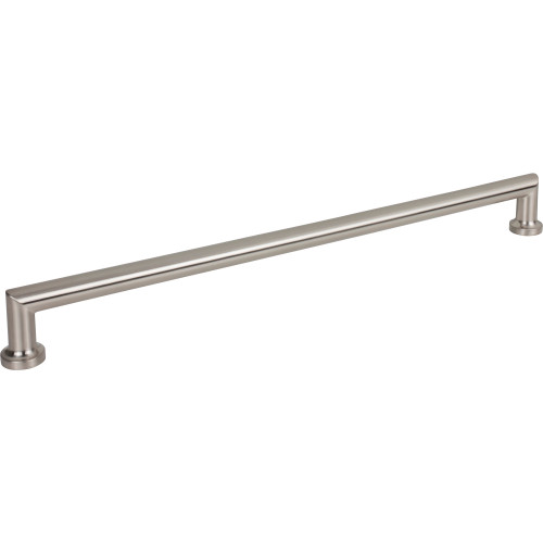 Top Knobs TK3158BSN: 18" cc Morris D-Handle Cabinet Pull - Brushed Satin Nickel