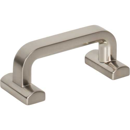Top Knobs TK3161BSN: 2-1/2" cc Harrison D-Handle Cabinet Pull - Brushed Satin Nickel