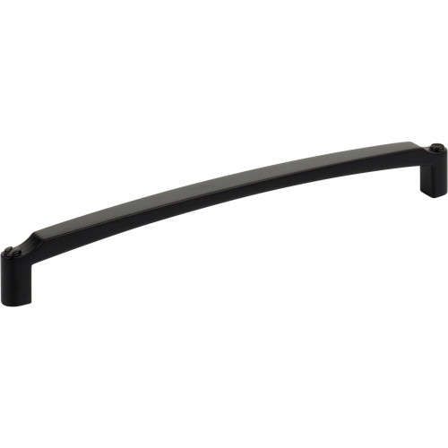 Top Knobs TK3174BLK: 7-9/16" cc Haddonfield D-Handle Cabinet Pull - Flat Black