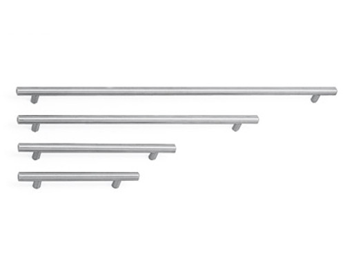 Sugatsune 2656: 592mm cc Round Bar Cabinet Pull - Satin Stainless Steel