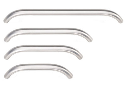 Sugatsune 8261: 160mm cc Oval Bar Cabinet Pull - Satin Stainless Steel