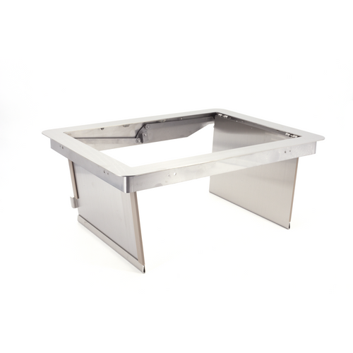 Sugatsune AZ-DD310/HL: Multi-Purpose Double Door Lid - Satin Stainless Steel