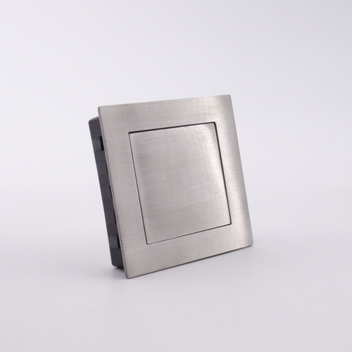Sugatsune DSI-4501-75: 75mm Square Recessed Door Pull - Satin Stainless Steel