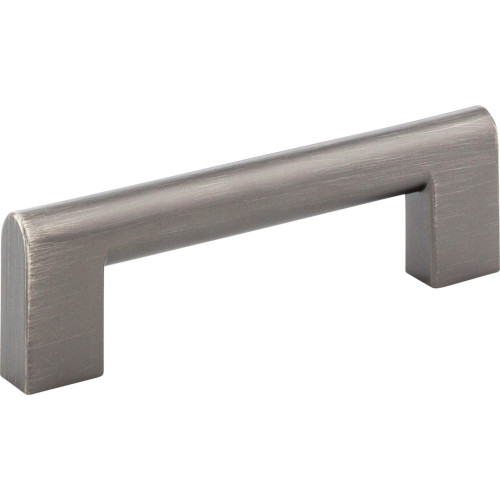 Atlas 438-SL: 3-3/4" cc Round Rail Cabinet Pull - Slate