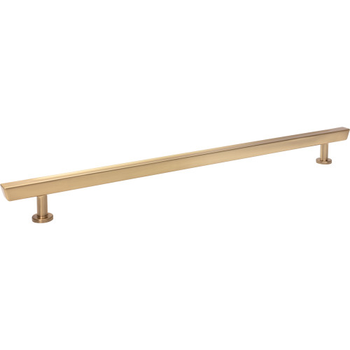 Atlas 446-WB: 18" cc Conga Appliance Pull - Warm Brass