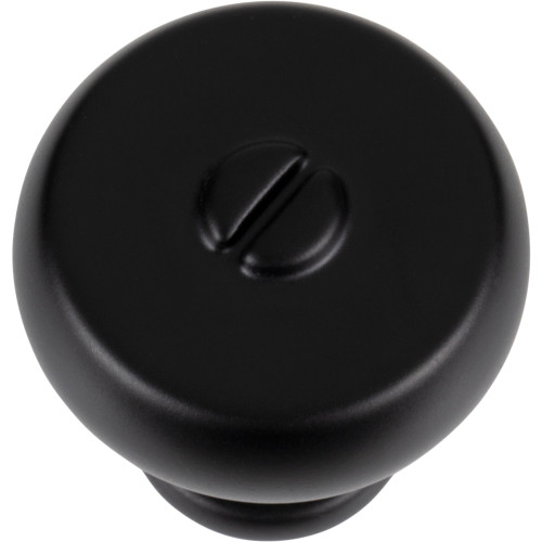 Atlas A980-BL: 1-3/16" Everitt Cabinet Knob - Matte Black