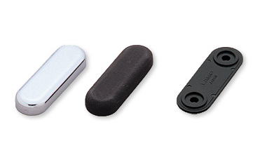 Sugatsune SDS-50G/BLK: Glass Mounting Face Plate for SDS Lid Stay - Black